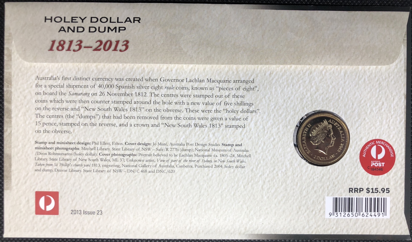 2013 PNC Holey Dollar and Dump (C mintmark) 