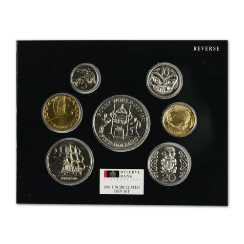 1991 New Zealand Uncirculated Coin Set