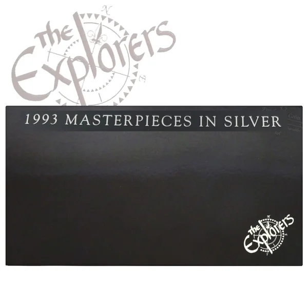 1993 Silver - Masterpieces in Silver - The Explorers (Part 1) 5x Coin Set