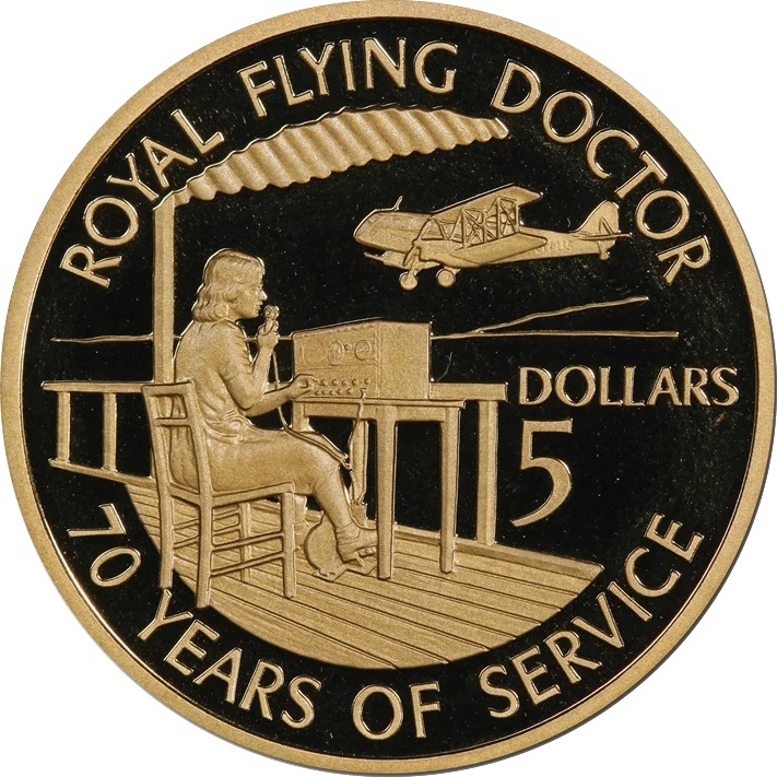 1998 $5 Royal Flying Doctor Service of Australia 1928 - 1998