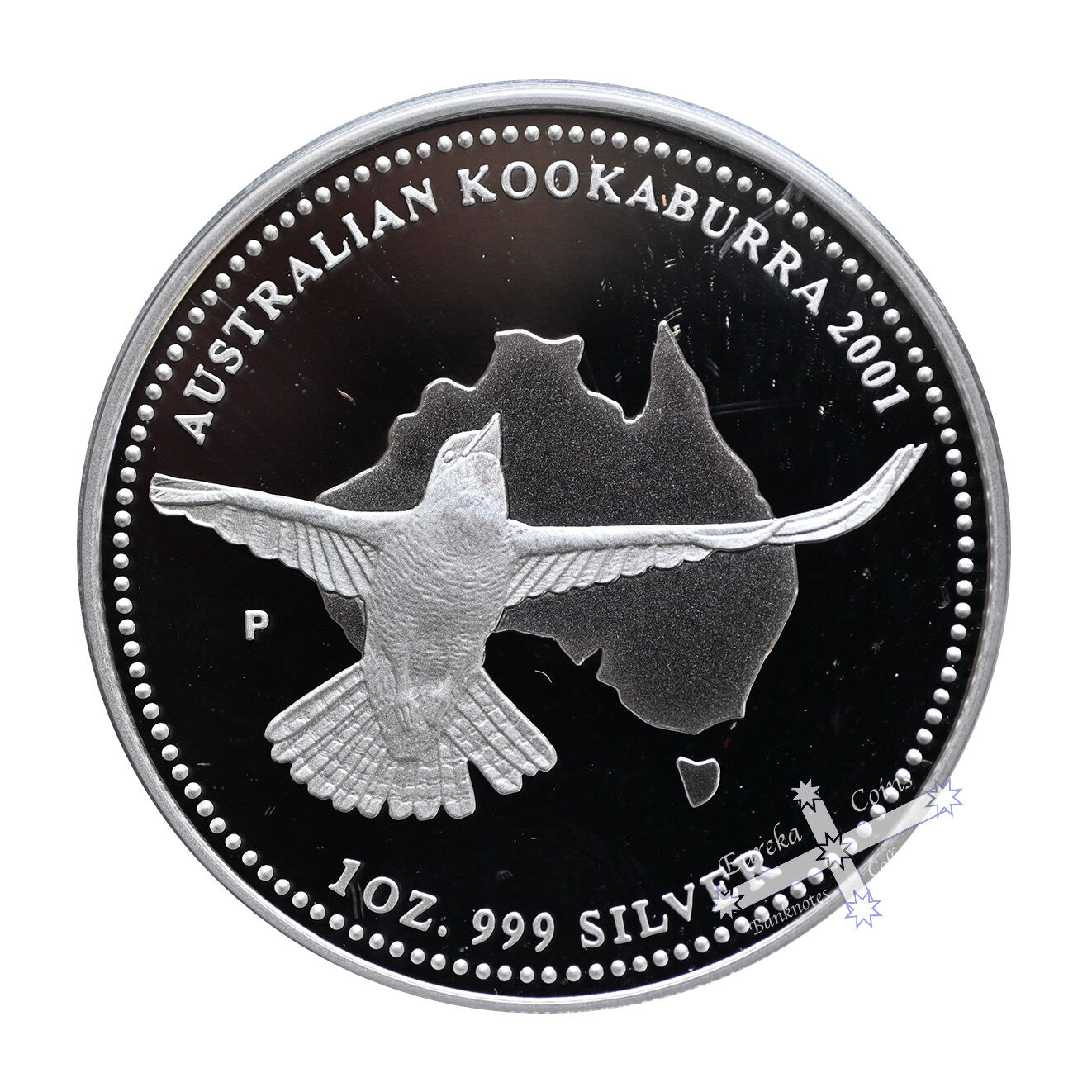 2001 1oz Kookaburra Silver Proof Coin