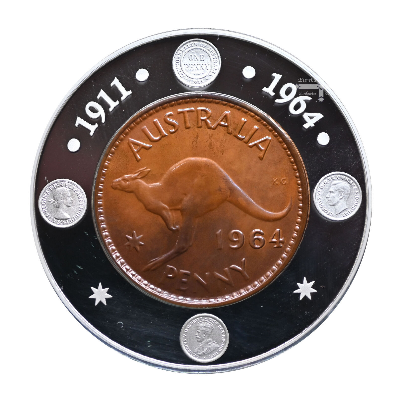 2004 40th Anniversary of the Last Penny $1 Silver Proof Coin