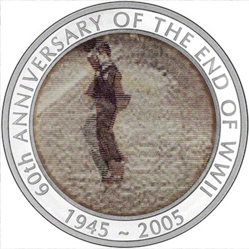 2005 1oz 60th Anniversary of the End of World War II