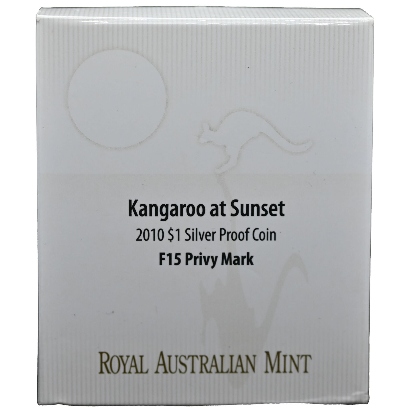 2010 $1 Kangaroo at Sunset F15 Privy Mark