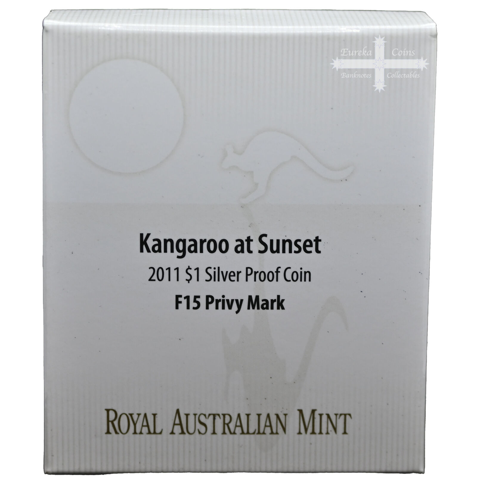 2011 $1 Kangaroo at Sunset F15 Privy Mark