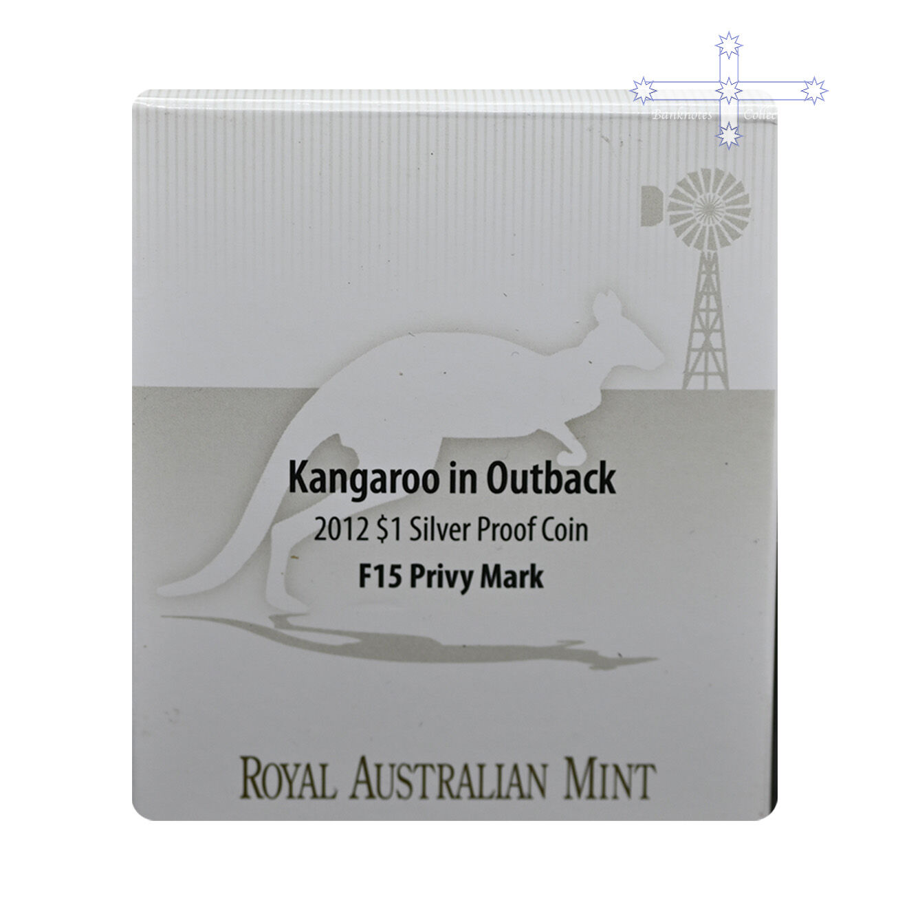 2012 $1 Kangaroo in Outback F15 Privy Mark