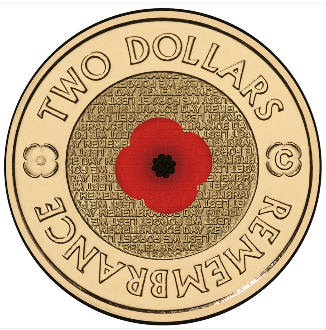 2012 PNC $2 Remembrance Red Poppy 'C' Mintmark