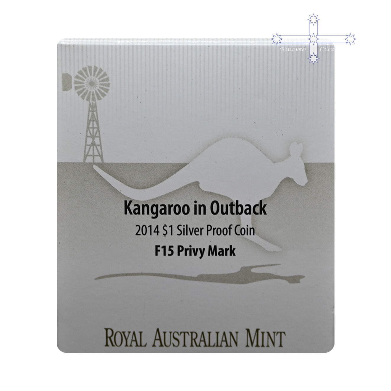 2014 $1 Kangaroo in Outback F15 Privy Mark