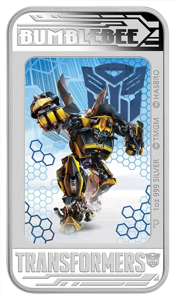 Transformers: Age of Extinction - Bumble Bee Lenticular Silver Proof Coin