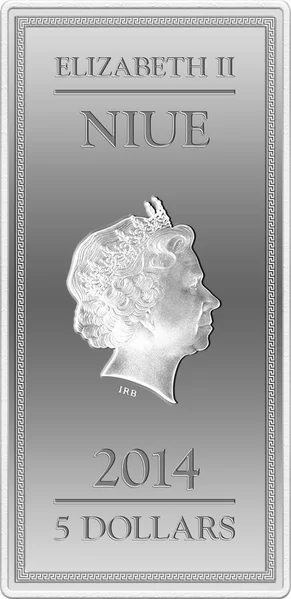 2014 2oz Silver Gods Of Olympus Athena Silver Coin in Display