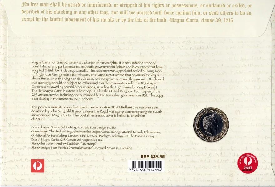 2015 800th Anniversary of Magna Carta