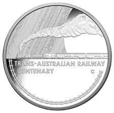 2017 $1 Fine Silver Trans-Australia Railway C-Mintmark Proof Coin