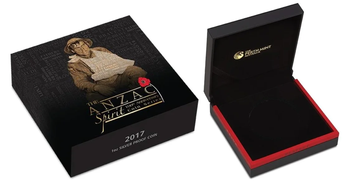 2017 $1 ANZAC Spirit 100th Ann. Many Never Returned 1oz Silver Coin