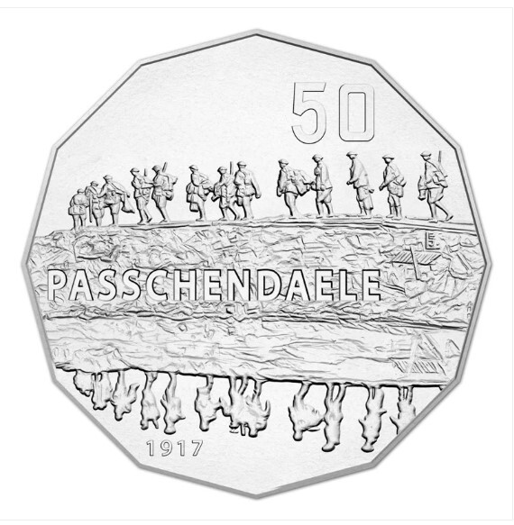 2017 50c The Battle of Passchendaele The Western Front 1917-2017