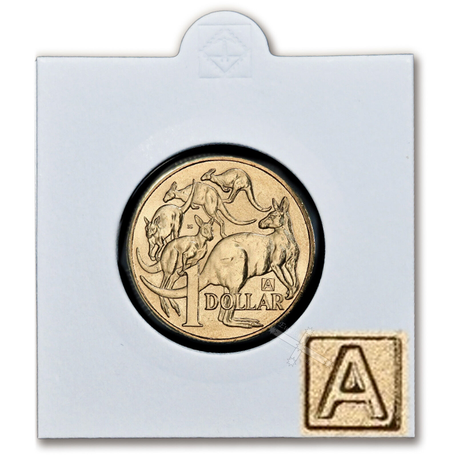 2019 $1 'A' 'U' 'S' Privy Mark Coins - One Dollar Discovery Coins