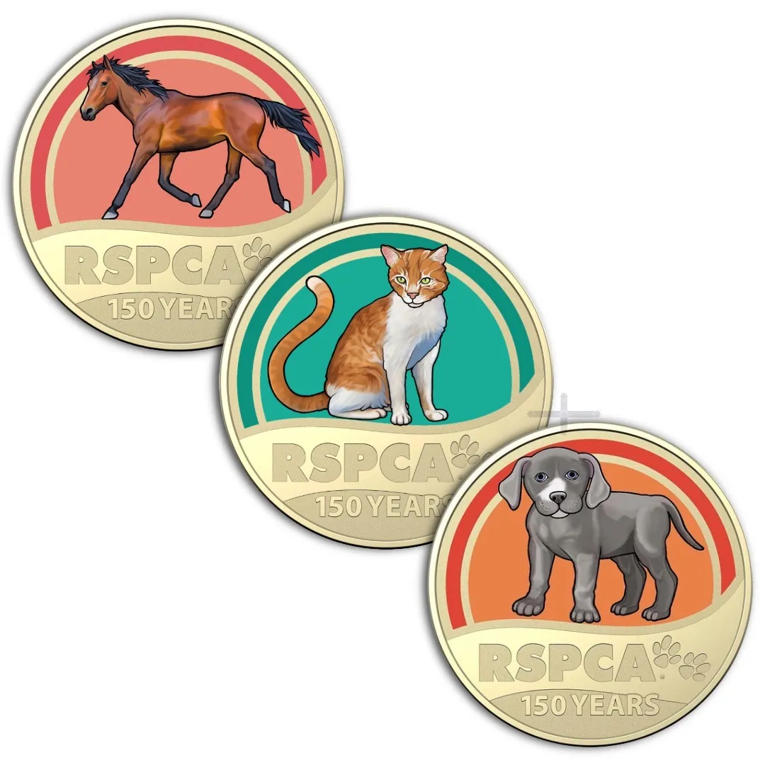 2021 $1 RSPCA - Horse, Cat & Dog | 3x PNC Value Bundle