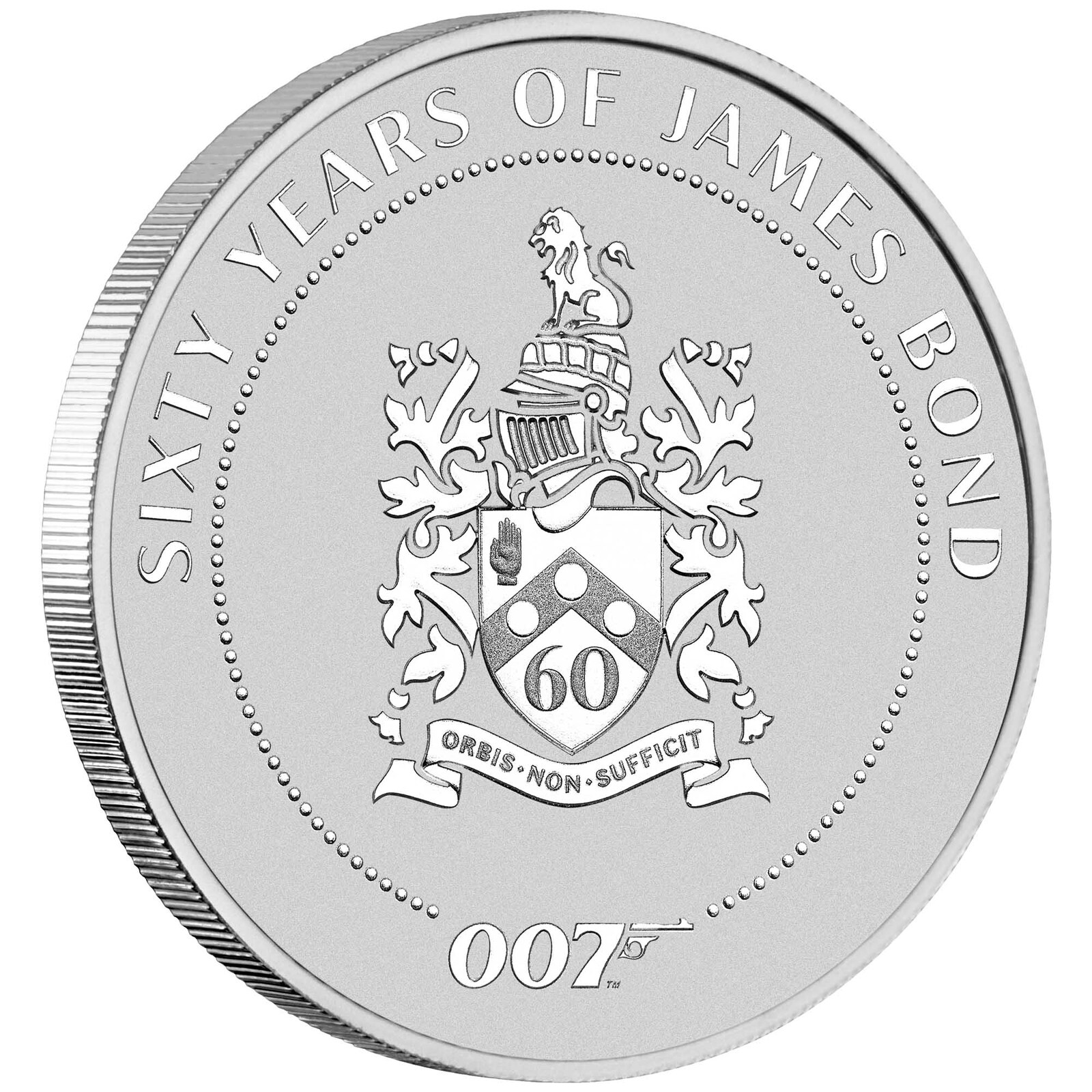 2022 1oz Silver Coin 60 years of James Bond - Family Crest