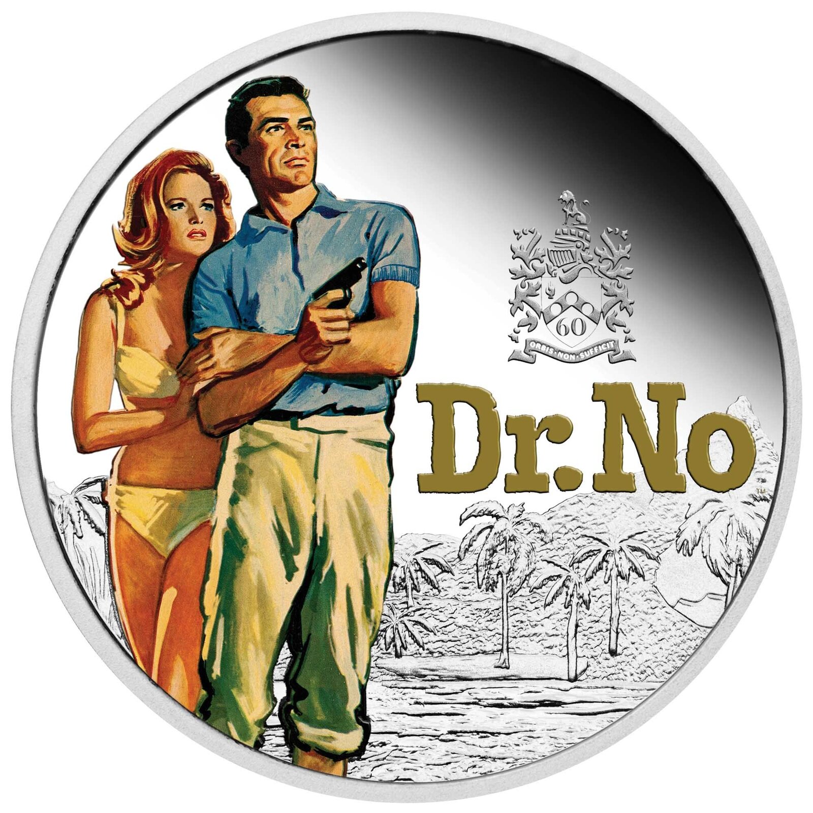 2022 1oz Silver James Bond Dr. No Proof