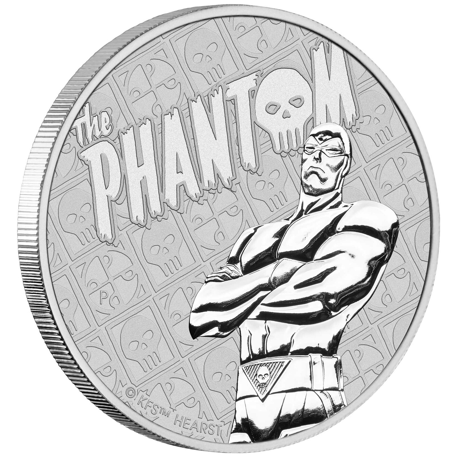 2022 1oz Silver PHANTOM Proof Carded Coin