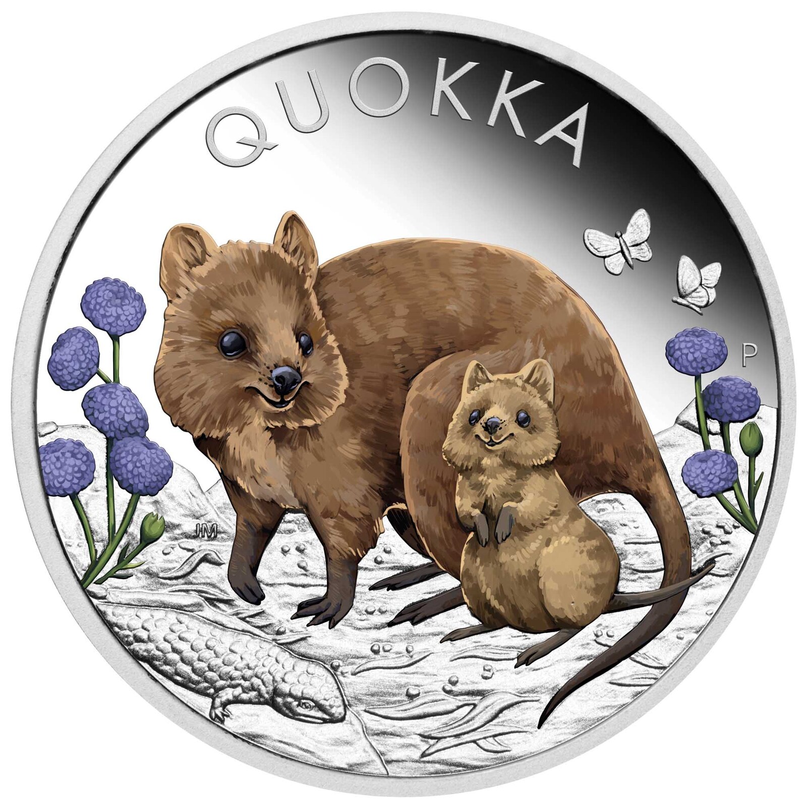 2022 1oz Australian Quokka Silver Proof Coloured Coin