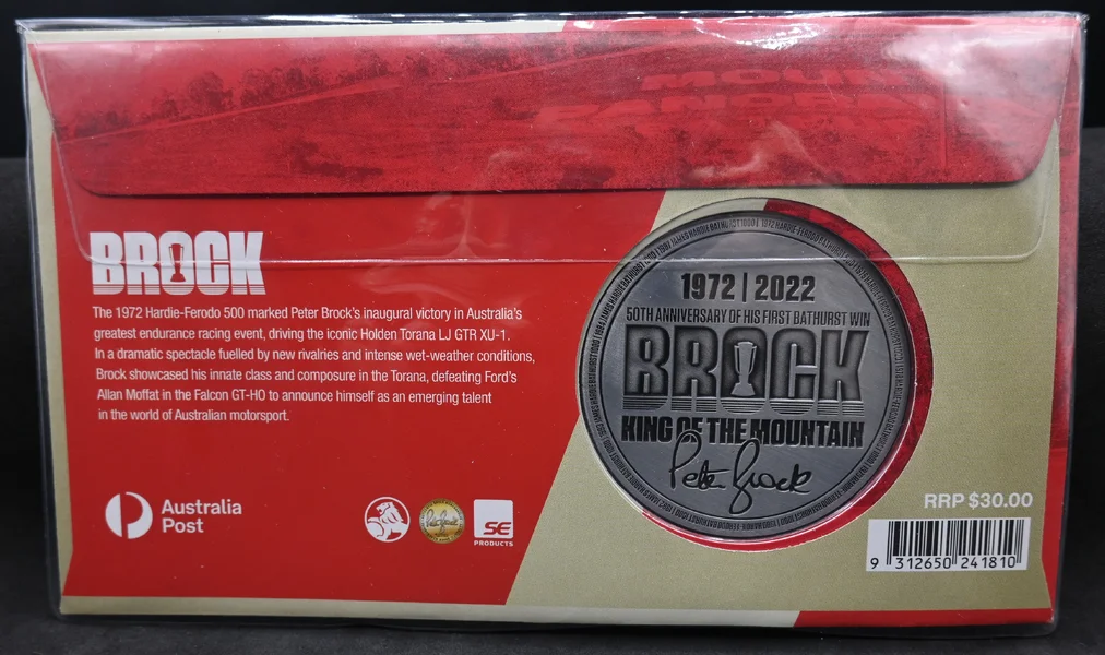 2022 Peter Brock 1972 Medalion Cover (PMC)