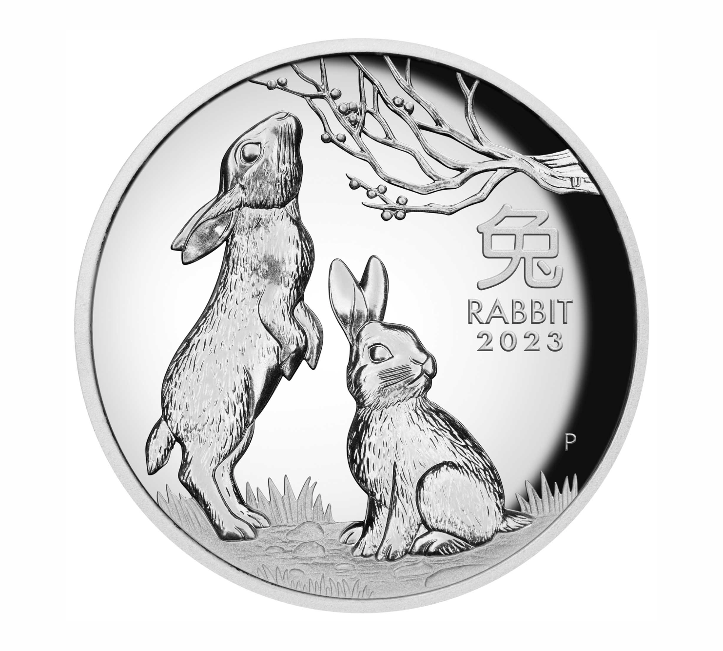 2023 1oz Silver Lunar Series III Year of the Rabbit High Relief Proof