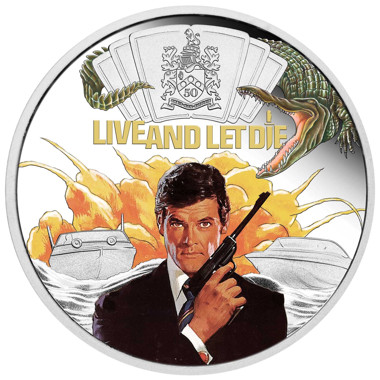 2023 1oz Silver James Bond Live And Let Die Proof