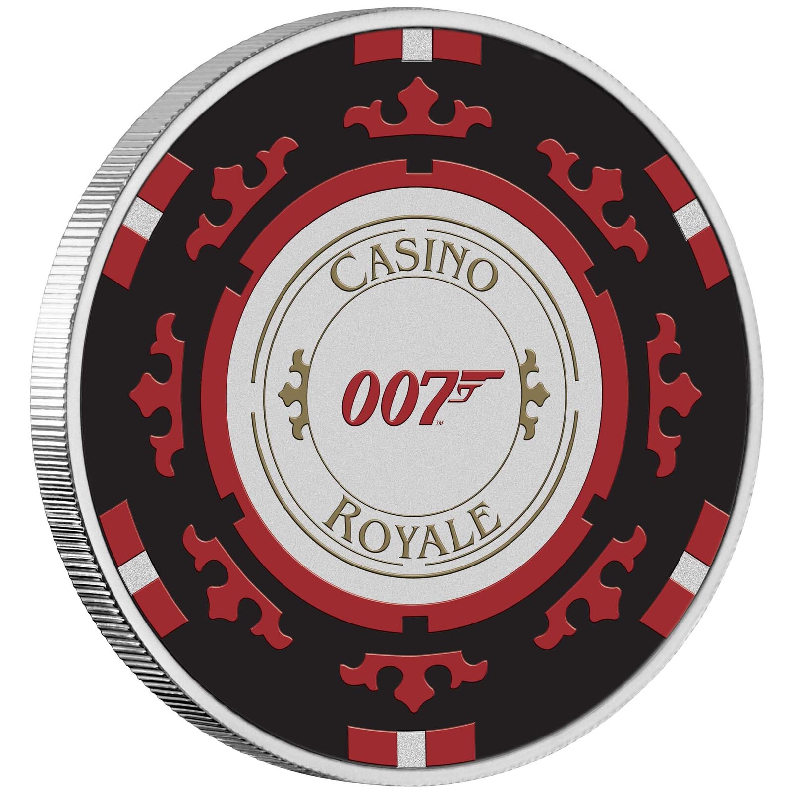 2023 1oz Silver James Bond Casino Royale Coloured Chip