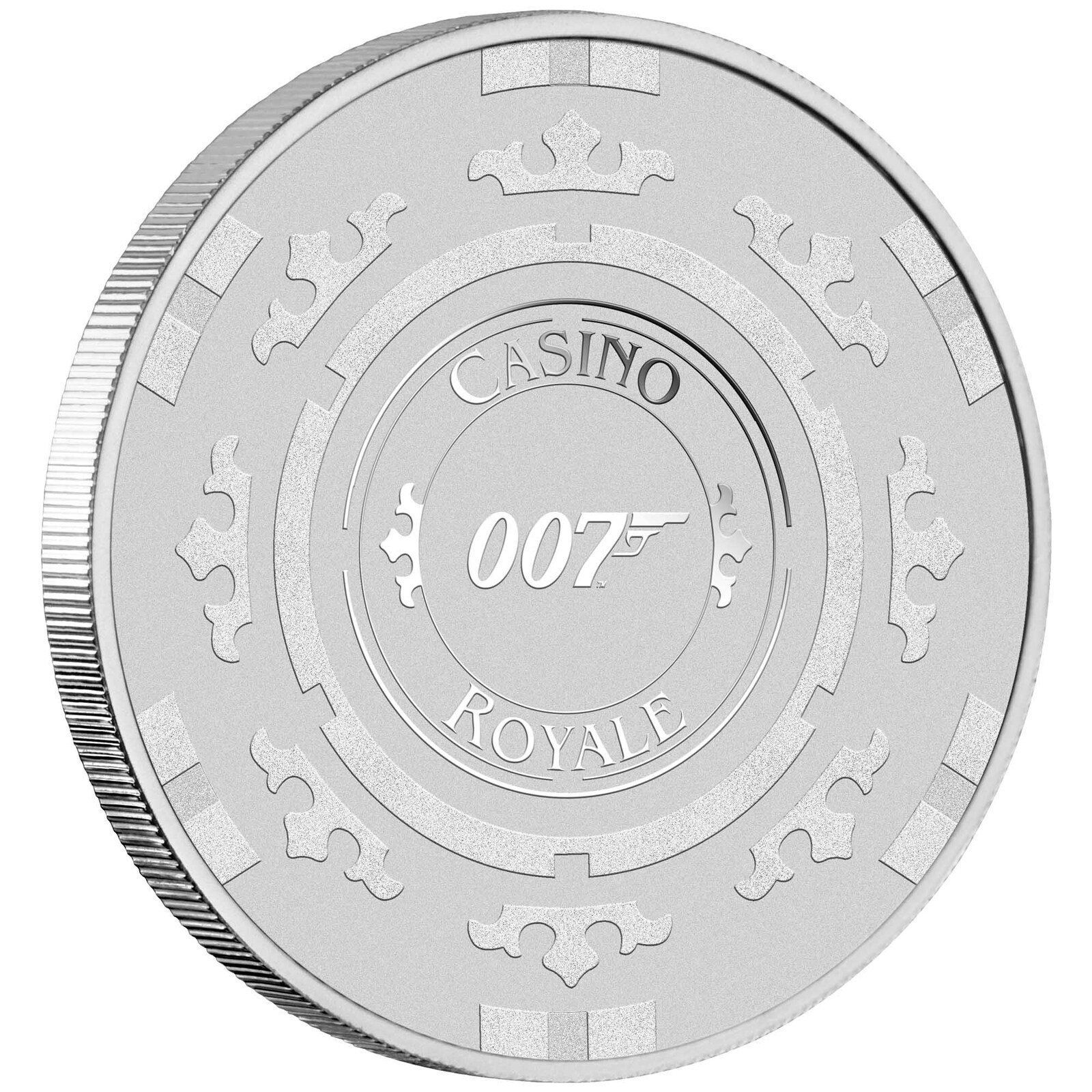 2023 1oz Silver James Bond Casino Royale Chip