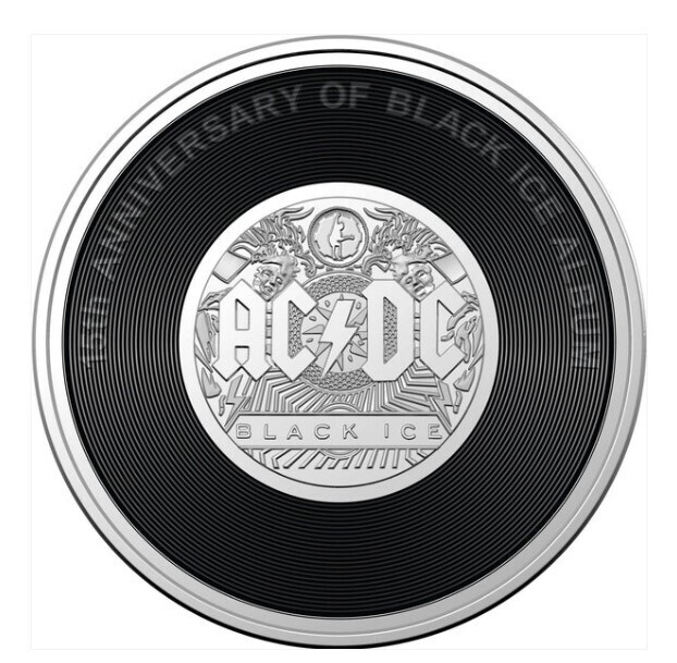 2023 20 cent AC/DC Set of 5 Carded Coins