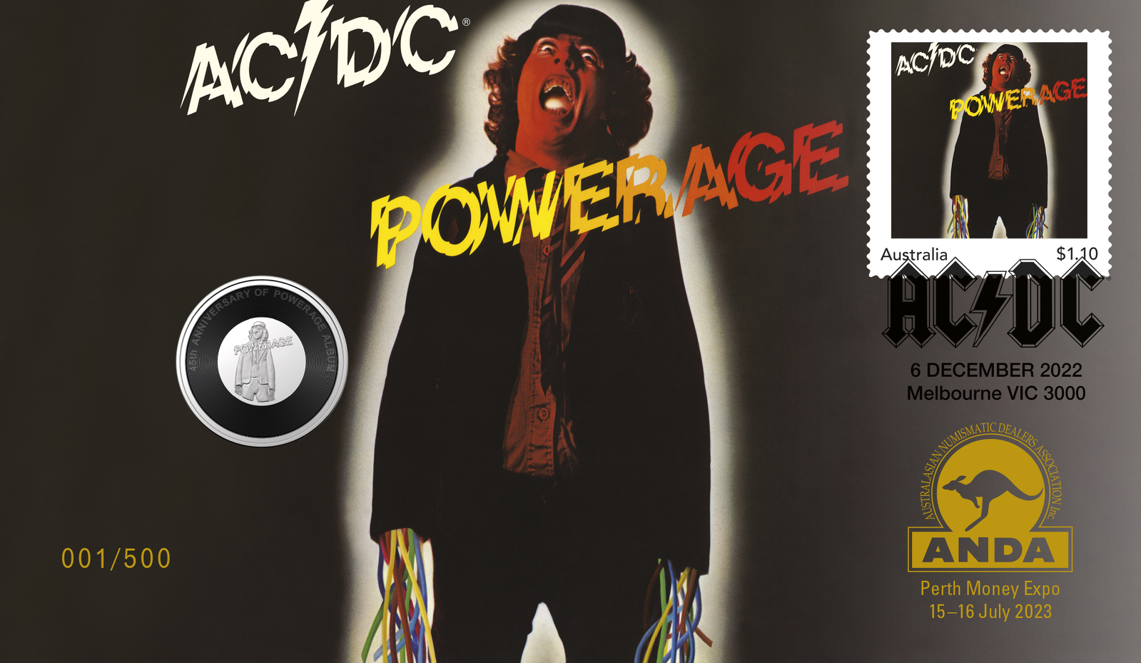 2023 Perth ANDA PNC Duo 20c AC/DC Powerage + 20c AC/DC Blow Up Your Video