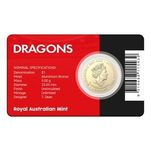 2024 $1 NRL St George Illawarra Dragons