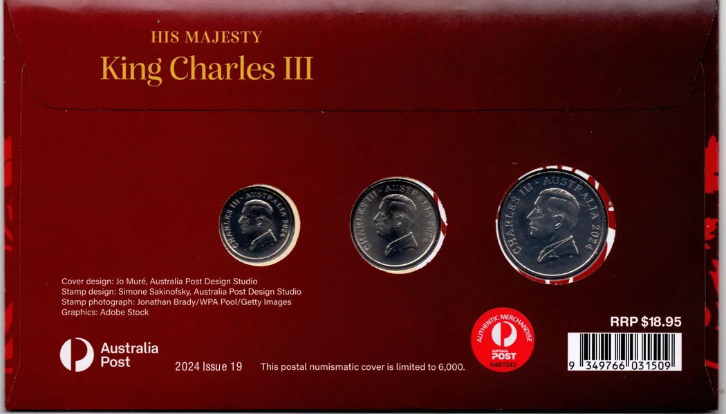 2024 His Majesty King Charles III 3-Coin PNC