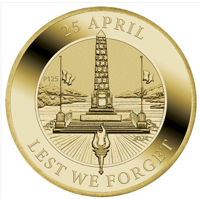 2024 $1 Anzac Day Lest We Forget