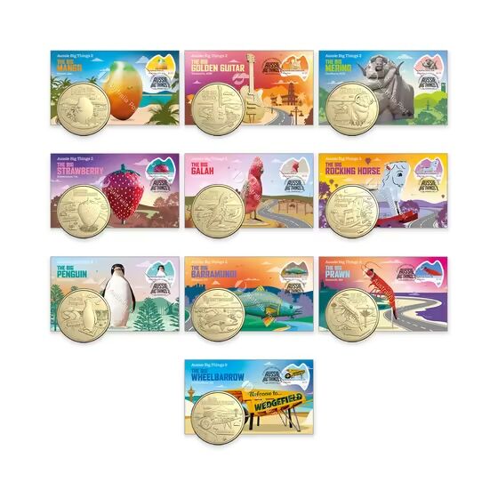 2025 $1 Aussie Big Things 2 - 10 PNC Collectors Set