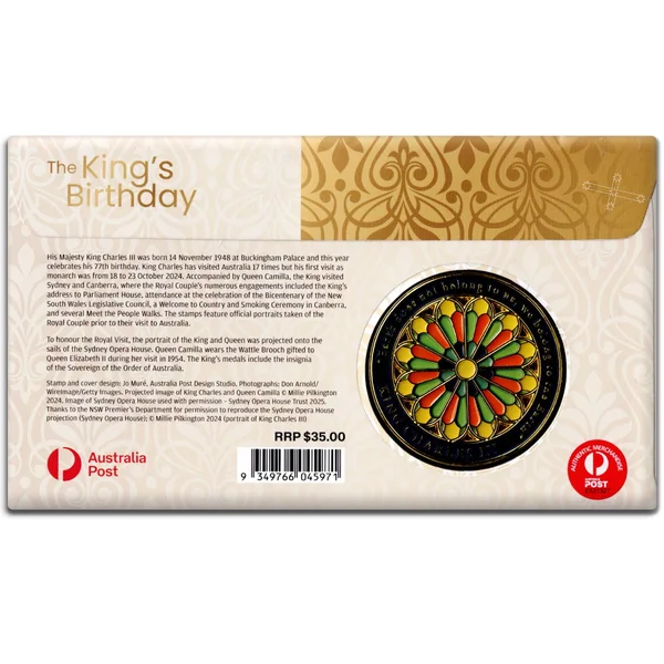 2025 The King's Birthday Medallion PMC