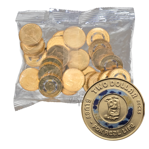 2026 $2 Bluey and Bingo Coloured Uncirculated 2x 25-Coin RAM Bags