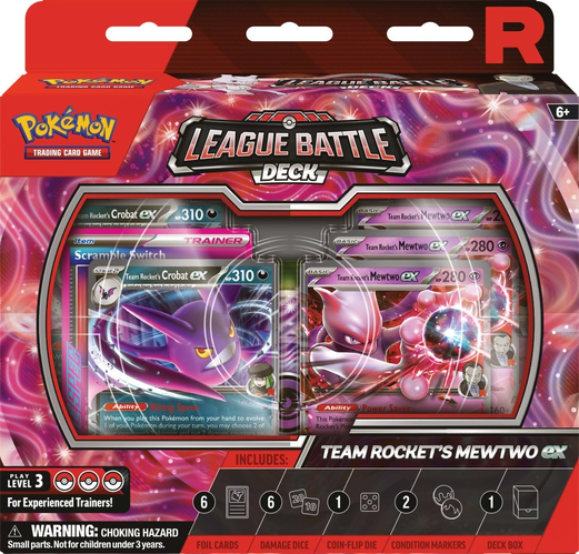 POKEMON: Team Rocket’s Mewtwo ex League Battle Deck