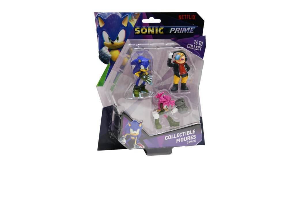 SONIC Prime 3pk figures