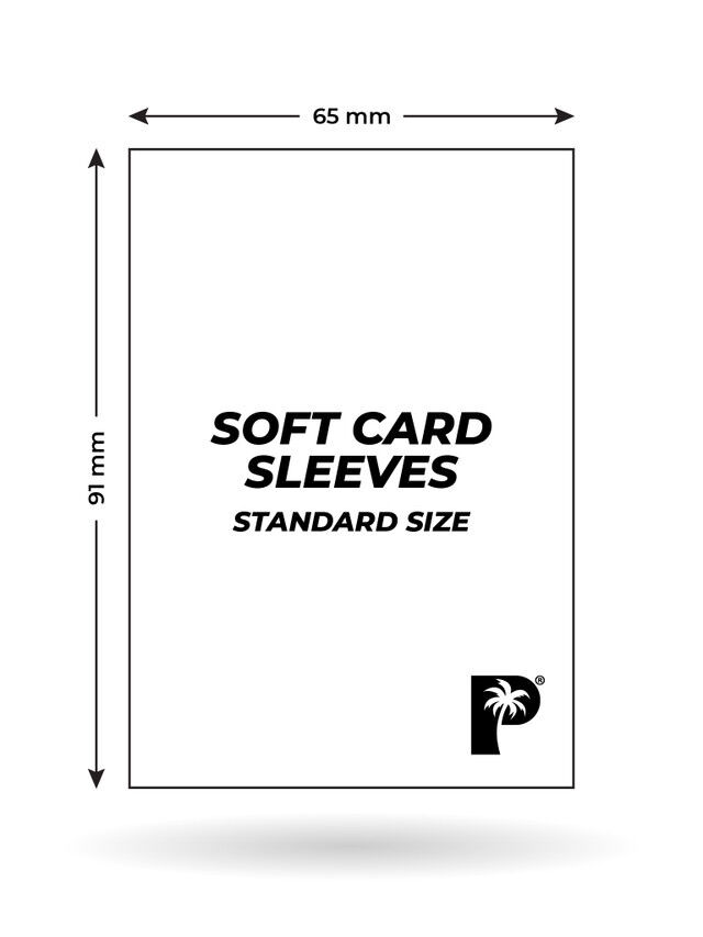Soft Trading Card Sleeves - Standard Size 100pc