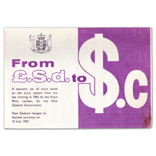 1965 New Zealand Uncirculated Pre-Decimal Coin Set