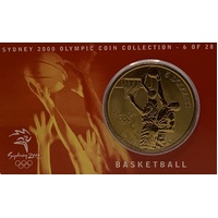 2000 $5 Sydney Olympic Gold Coin - Basketball