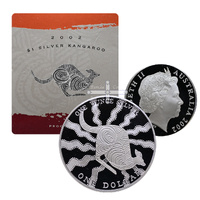 2002 1oz Kangaroo Silver Proof