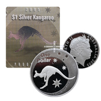 2005 1oz Kangaroo Silver Proof