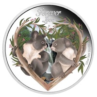 2012 1/2oz Silver Forever Love Proof Coin Koala