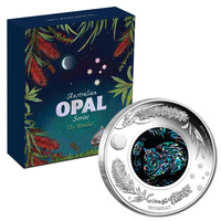 2012 Australian Opal Series - The Wombat 1oz Silver Proof Coin