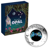 2015 Australian Opal Series - The Ghost Bat 1oz Silver Proof Coin