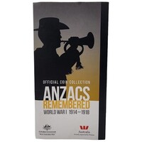 2015 Anzacs Remembered 1914-1918 EMPTY Folder