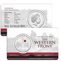 2014 50c Australia at War - The Western Front