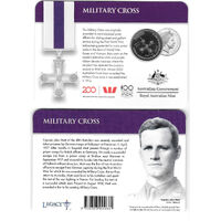 2017 20c Legends of the Anzacs - Military Cross